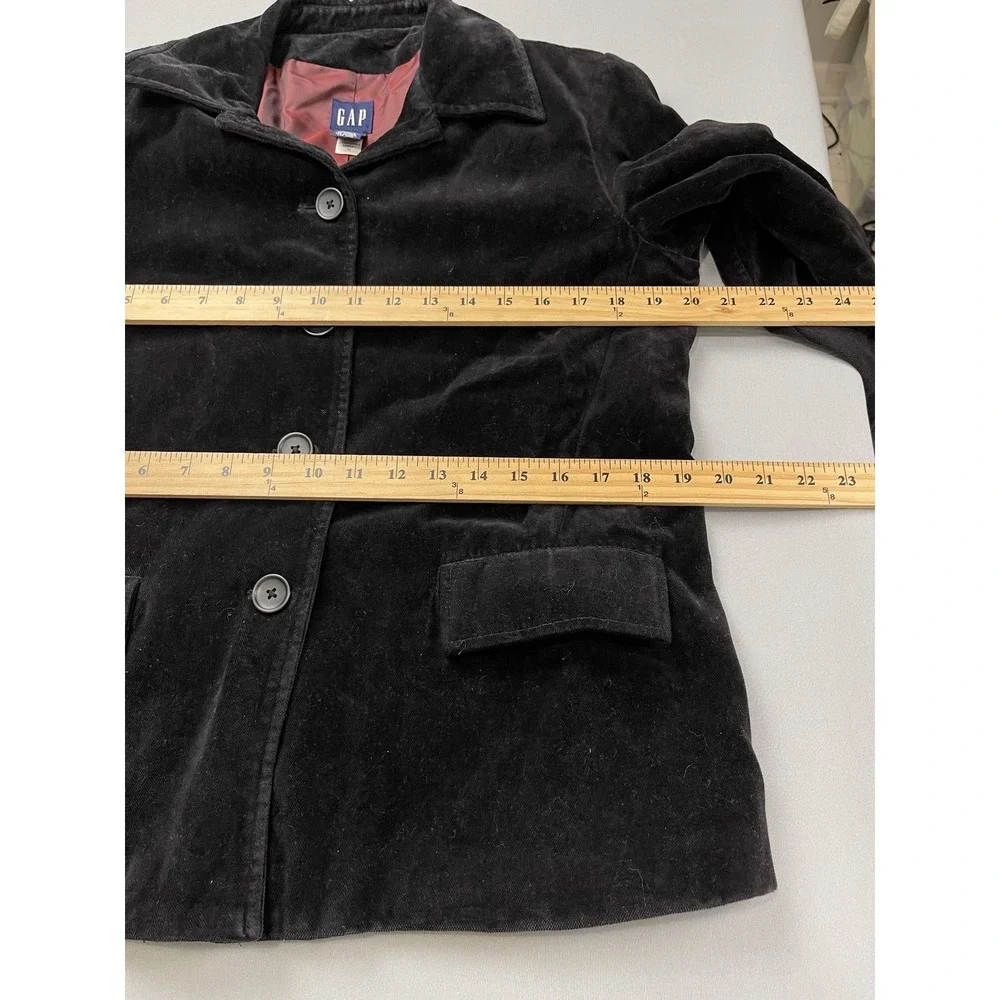 GAP Womens Jacket Medium Brown Velvet Chore Rustic Barn‎ Twee Retro Outdoor
